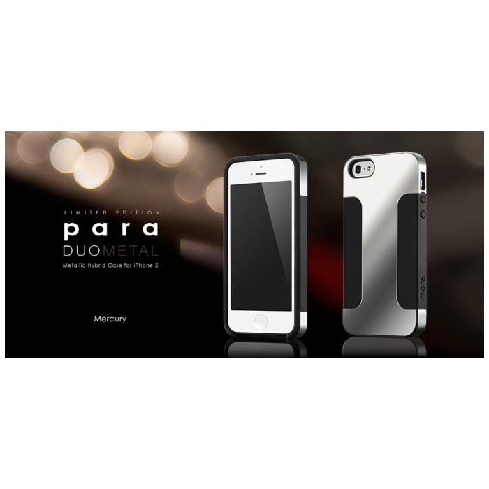 картинка Чехол More Para Duo Metal Mercury-Silver for iPhone 5 (AP20-015SIL) от магазина КомпьютерЦентр