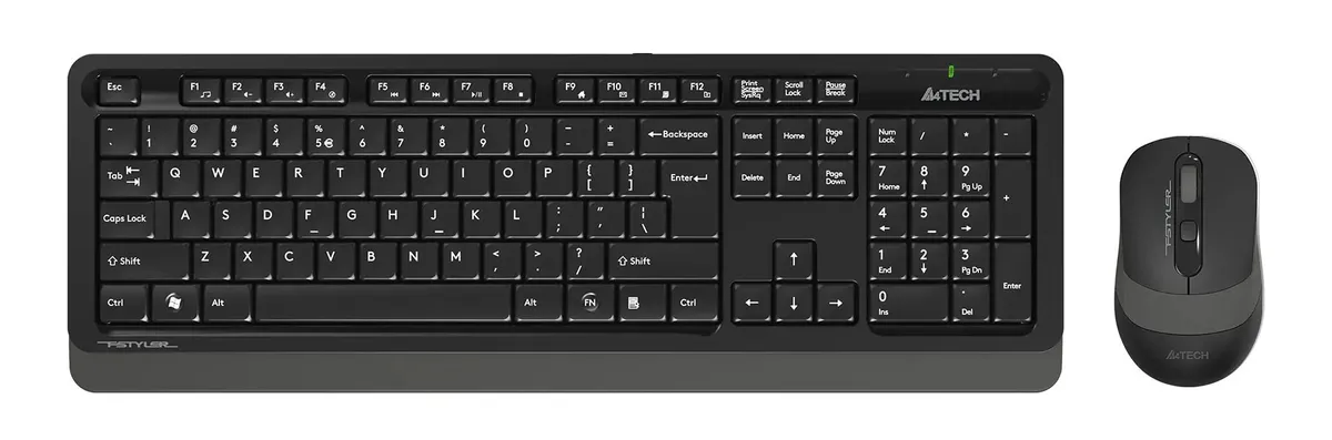 картинка Комплект A4tech Fstyler FG1010S; Wireless Multimedia Black/ Grey (FG1010S Grey) от магазина КомпьютерЦентр