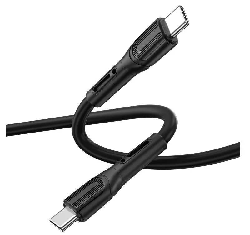 картинка Кабель Type-C WIWU X9 Type-C to Type-C Armor C005 100W Black от магазина КомпьютерЦентр