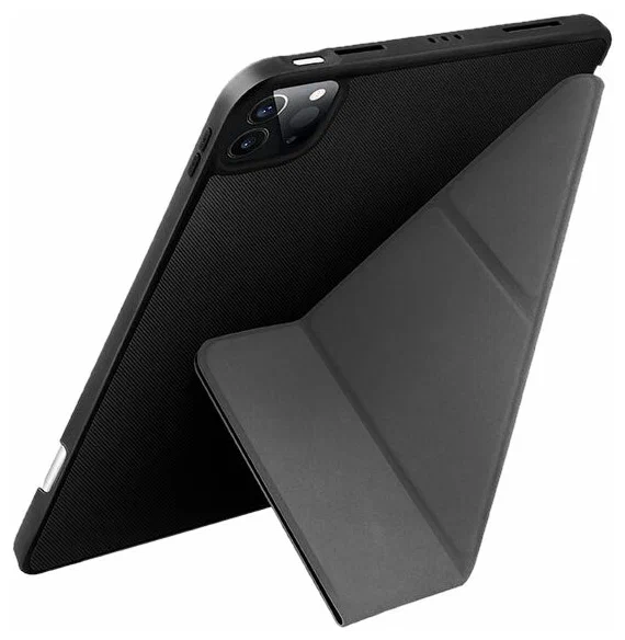 картинка Чехол Uniq Transforma Rigor для IPAD PRO 11 (1-4 GEN) с отсеком для стилуса BLACK (NPDP11(2021)-TRSFBLK) от магазина КомпьютерЦентр