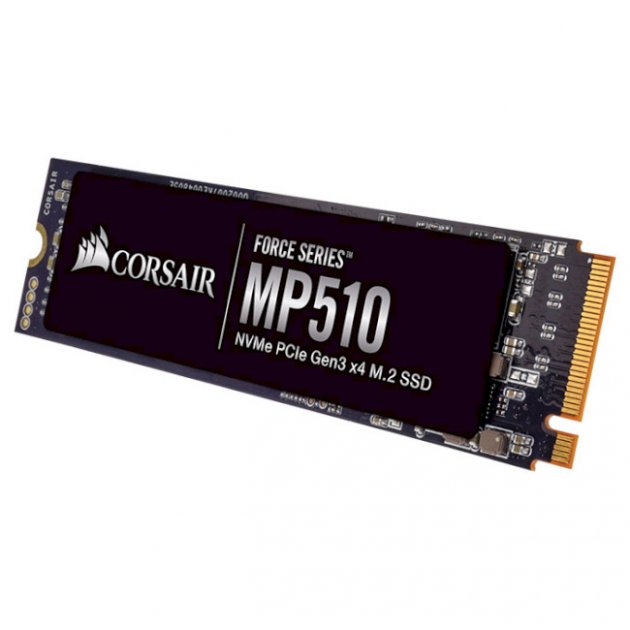картинка SSD накопитель 480 Гб Corsair Force MP510 3D TLC, M.2 (2280) PCIe (CSSD-F480GBMP510B) от магазина КомпьютерЦентр