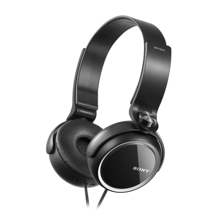 картинка Наушники Sony MDR-XB250 Black (MDRXB250B.E) от магазина КомпьютерЦентр