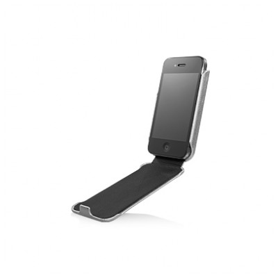 картинка Чехол Capdase Capparel Protective Case Forme Silver/Black for iPhone 4/4S (CPIH4-10S1) от магазина КомпьютерЦентр