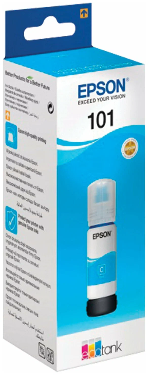 картинка Картридж Epson L101 Cyan (C13T03V24A) 70ml от магазина КомпьютерЦентр