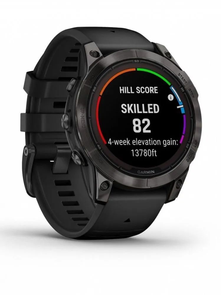 картинка Смарт-часы Garmin Fenix 7 PRO Sapphire Solar титановый угольно-серый DLC с черным ремешком (010-02777-11) от магазина КомпьютерЦентр