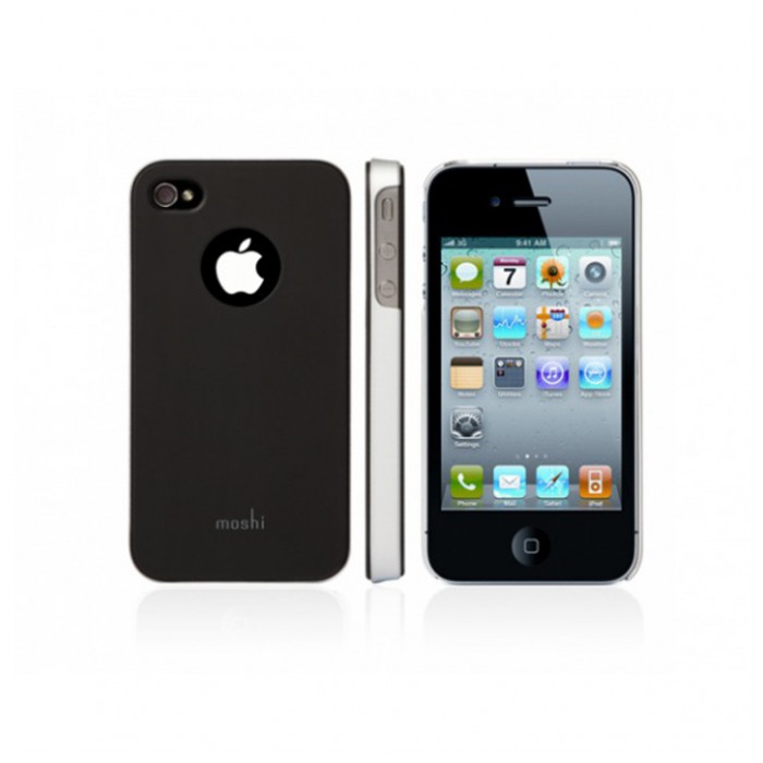 картинка Чехол Moshi iGlaze 4 Graphite Black for iPhone 4 Copy от магазина КомпьютерЦентр