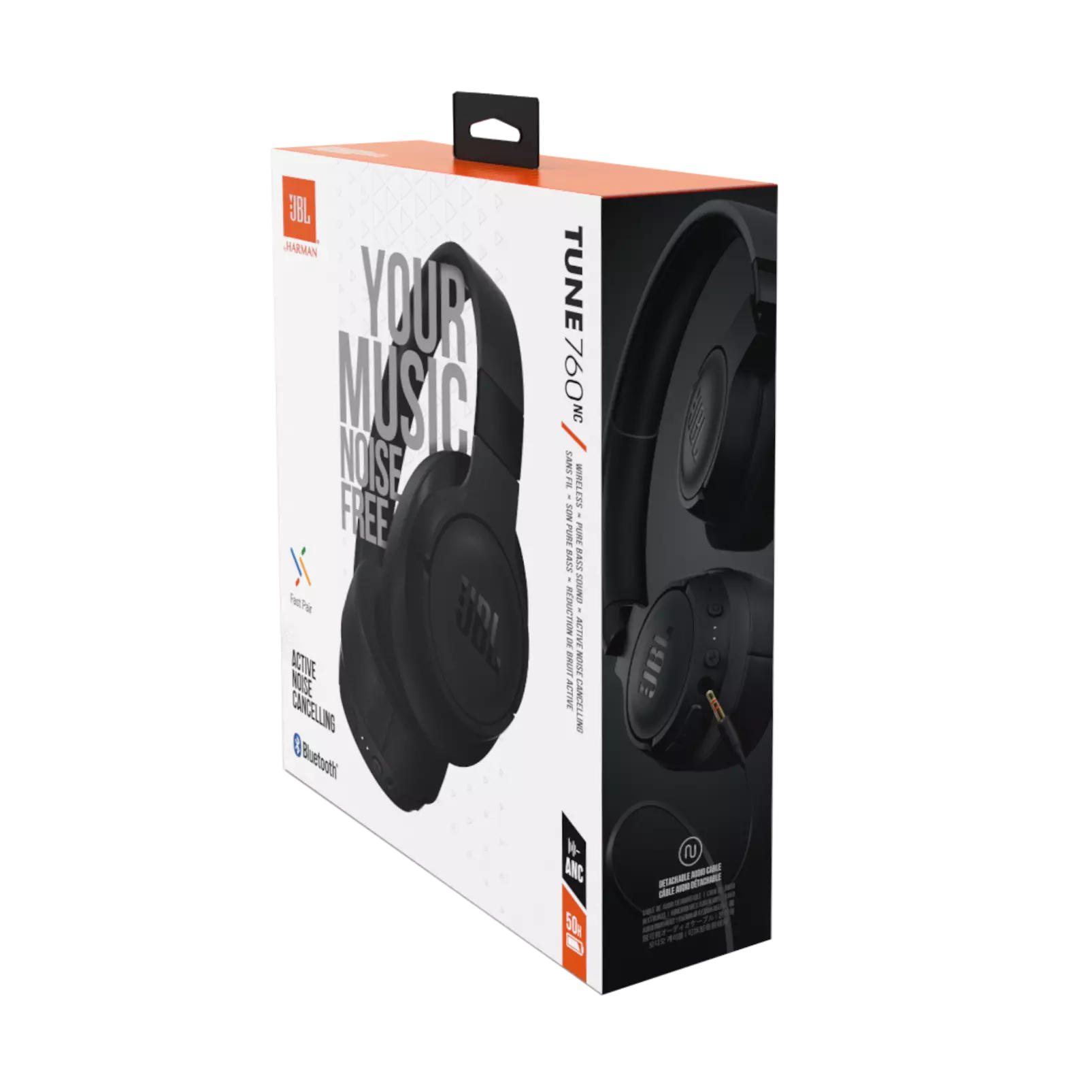 картинка Bluetooth гарнитура JBL Tune 760NC Black (JBLT760NCBLK) от магазина КомпьютерЦентр
