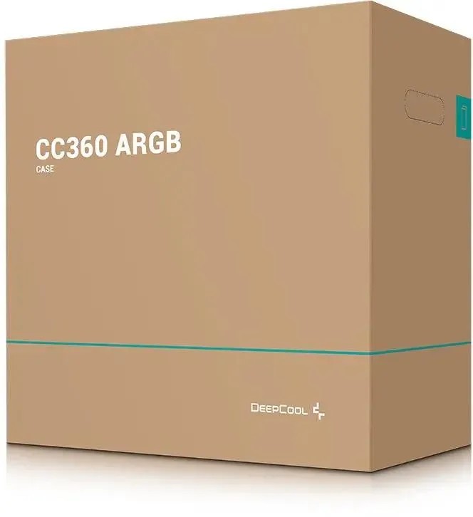 картинка Корпус Deepcool CC360 ARGB, Black, без БП,Micro ATX (R-CC360-BKAPM3-G-1) от магазина КомпьютерЦентр