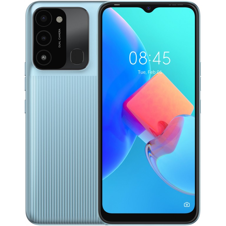 картинка Смартфон Tecno Spark Go (KG5m) Ice Silver 6.52'' IPS (1600х720)/  MTK6761D (1,8) 4C/  2Gb/  32Gb/  Bt/  Wi-Fi/  GPS/  13/ 8 Mpix/  2Sim/  5000mAh от магазина КомпьютерЦентр