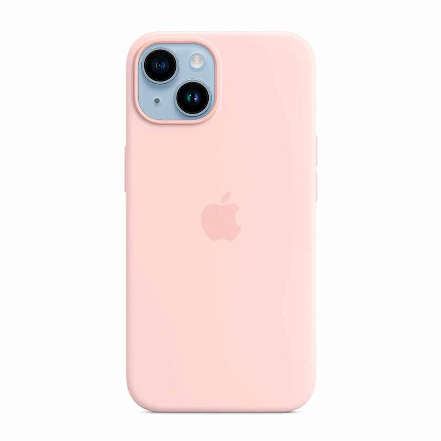 картинка Чехол Apple Silicone Case for iPhone 14 Chalk Pink от магазина КомпьютерЦентр