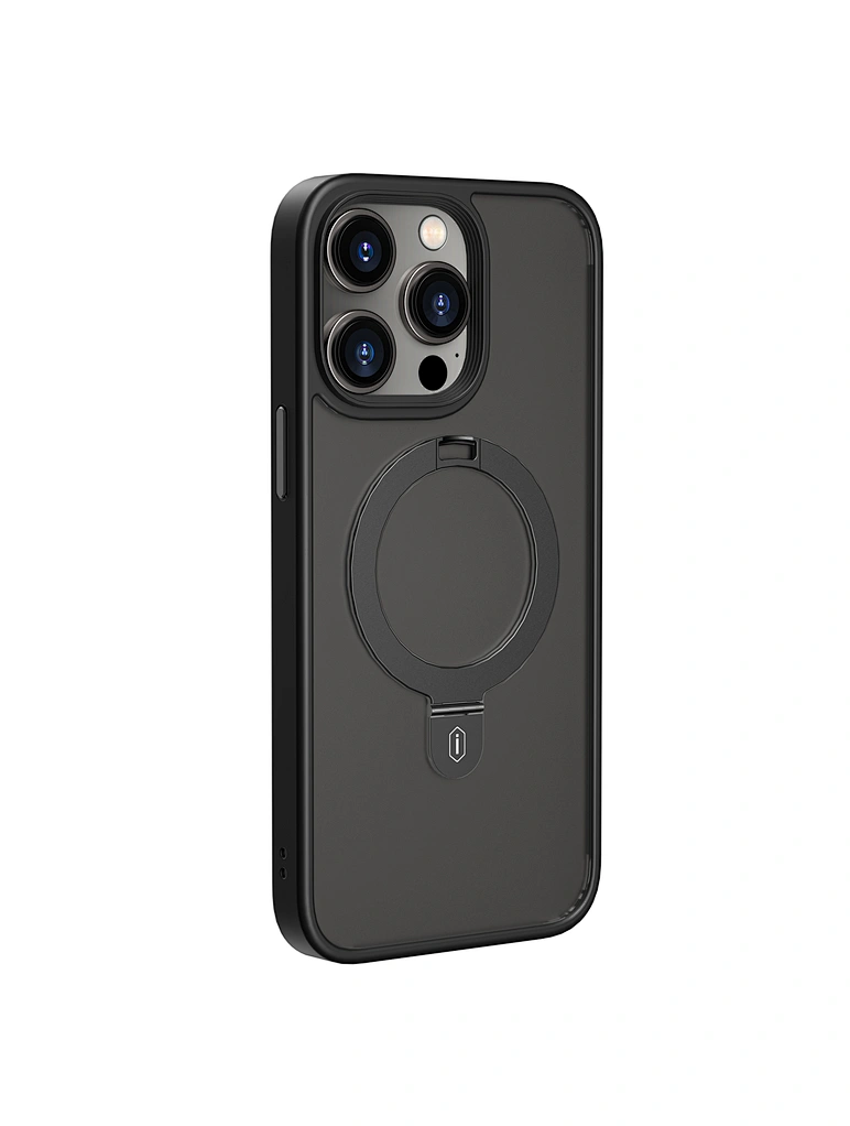 картинка Чехол WiWU Magnetic Stand для iPhone 15 Pro ZMM-010 Black от магазина КомпьютерЦентр
