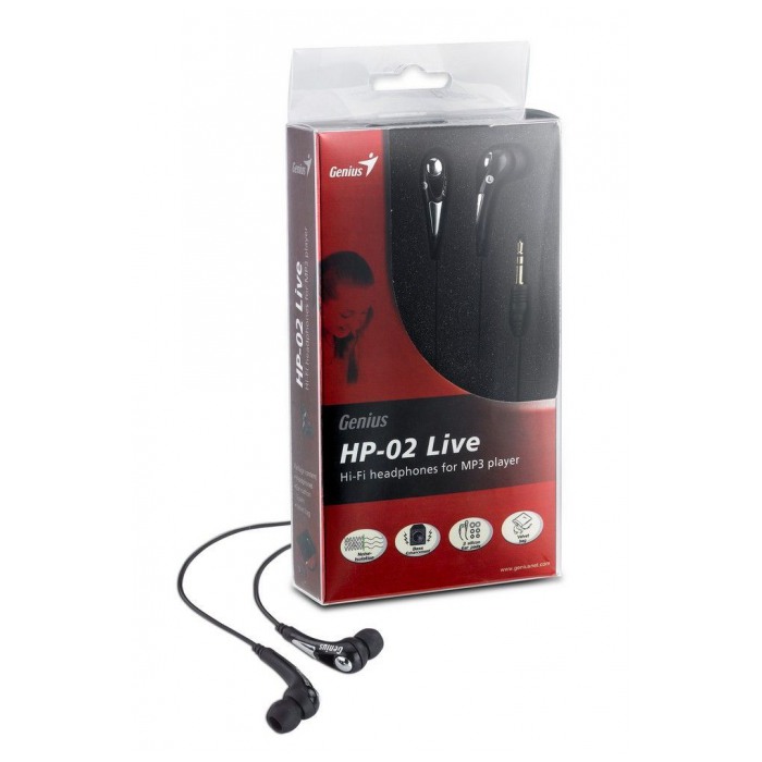 картинка Наушники Genius HP-02 Live от магазина КомпьютерЦентр