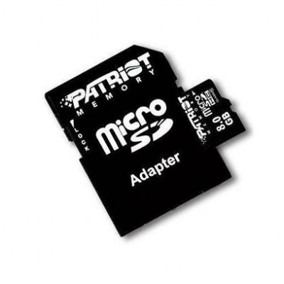 картинка Карта памяти Patriot microSDHC 8Gb class 10 (PSF8GMCSDHC10) от магазина КомпьютерЦентр