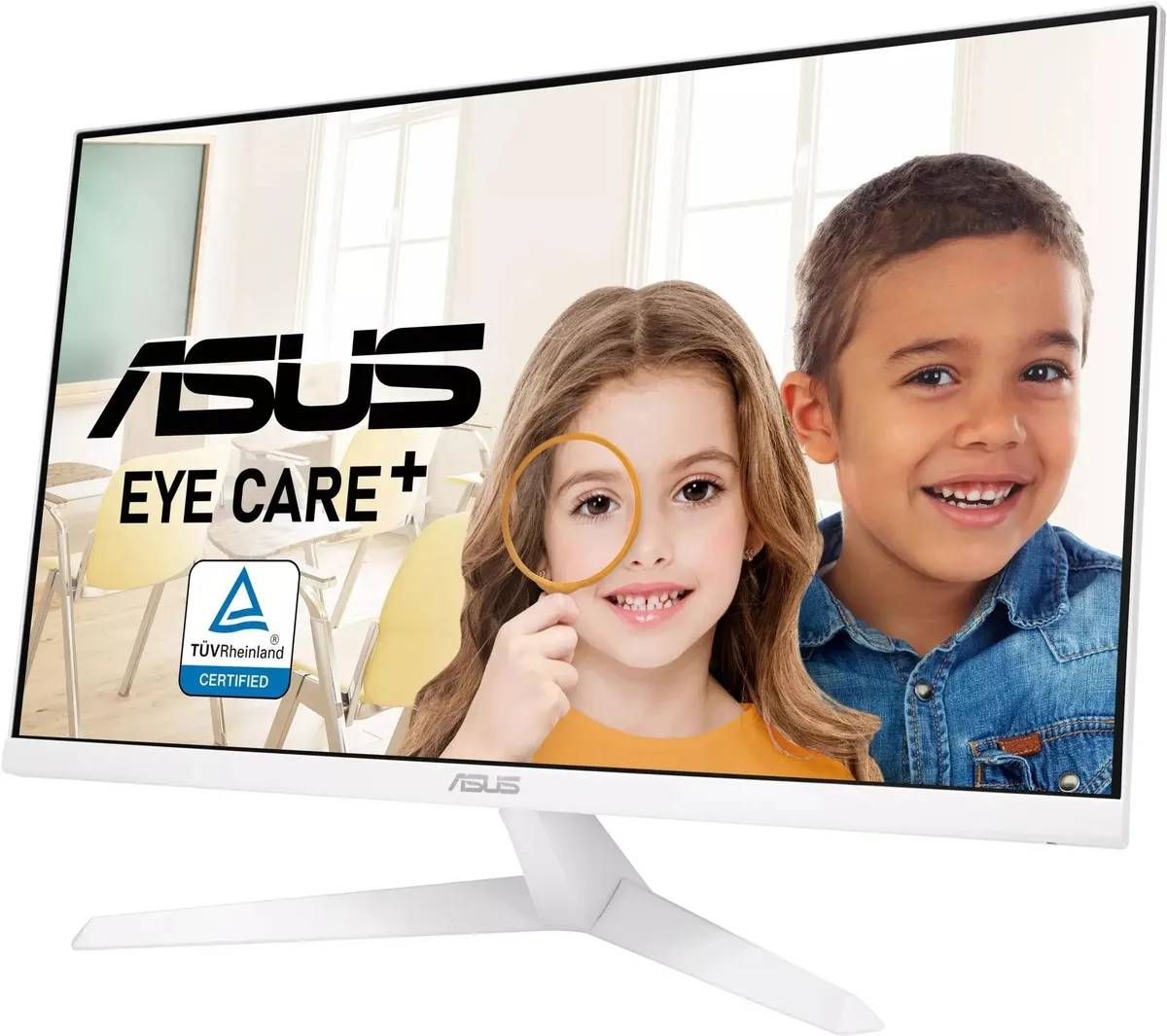 картинка Монитор 27'' ASUS VY279HE-W IPS LED, белый от магазина КомпьютерЦентр