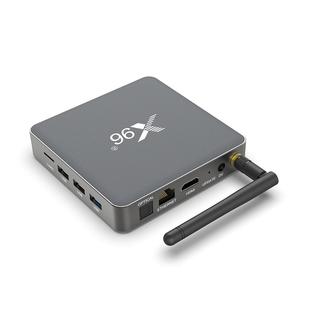 картинка Медиаплеер X96 X6 Android 11, 4 ГБ/ 32 ГБ, Wi-Fi, Bluetooth, черный от магазина КомпьютерЦентр