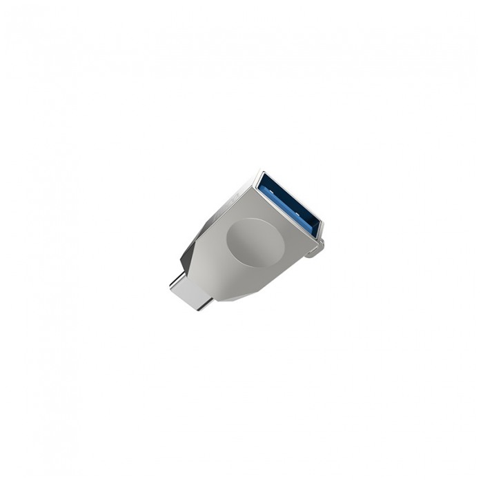 картинка Переходник HOCO OTG UA9 Type-C/ USB Pearl nikel (UA9) от магазина КомпьютерЦентр