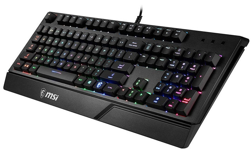 картинка Клавиатура MSI Vigor GK20 RU Black USB Multimedia for gamer LED (S11-04RU230-CLA) от магазина КомпьютерЦентр