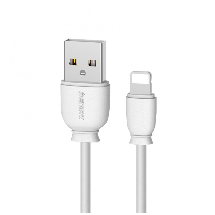 картинка Дата-кабель Remax Data Cable Lightning Suji series 100cm 2.1A RC-134i White (RC-134i White) от магазина КомпьютерЦентр