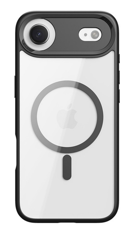 картинка Чехол ROCK Guard Transparent Magnetic Case (Anti-drop Lens Protection) iPhone 17 Black от магазина КомпьютерЦентр
