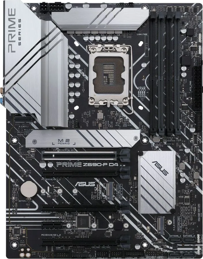 картинка Материнская плата Asus PRIME Z690-P D4-CSM LGA1700 ATX 4xDDR4 от магазина КомпьютерЦентр