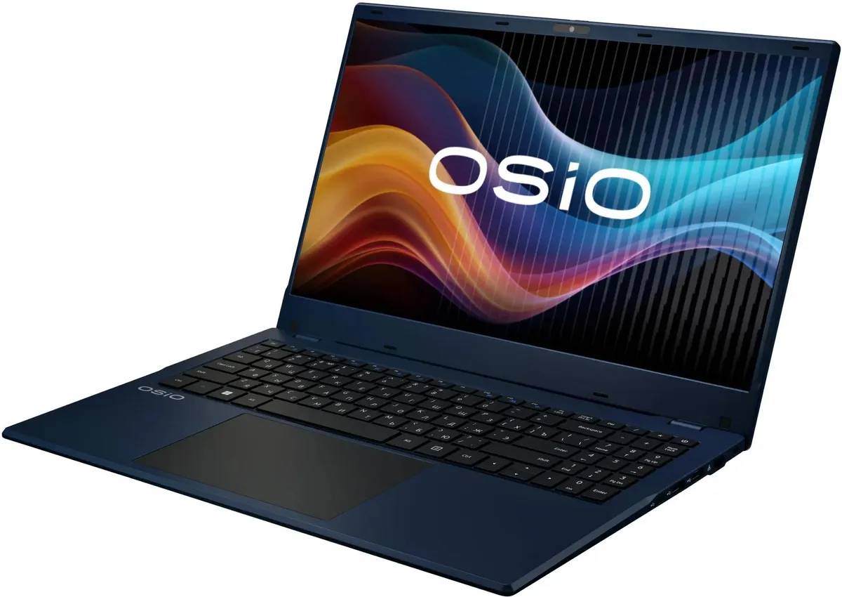 картинка Ноутбук Osio BaseLine B150i-005c 15.6'' IPS FHD/  N100/  8Gb/  512Gb SSD/  noOS/  Blue от магазина КомпьютерЦентр