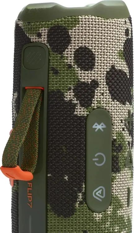 картинка Акустика JBL Flip 7 Bluetooth Speaker 35W Камуфляж (JBLFLIP7SQUAD) от магазина КомпьютерЦентр