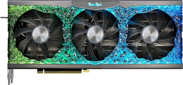 картинка Видеокарта 8Gb GDDR6 GeForce RTX 3070 GameRock Palit (NE63070019P2-1040G) от магазина КомпьютерЦентр