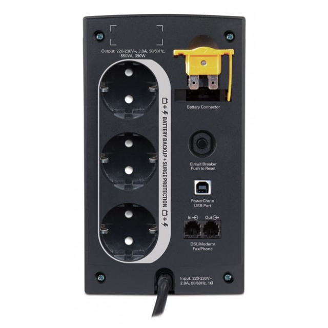 картинка ИБП APC Back-UPS BX650CI-RS ( BX650CI-RS) от магазина КомпьютерЦентр
