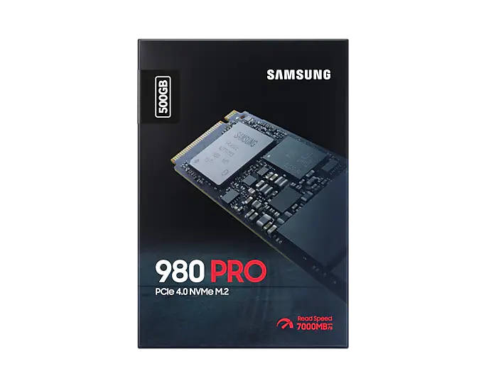 картинка SSD накопитель 500Gb Samsung 980 Pro M.2 2280 PCI-E x4 (MZ-V8P500BW) от магазина КомпьютерЦентр