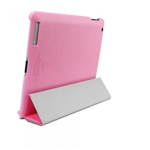 картинка Чехол SGP Leather Case Griff Series Sherbet Pink for iPad 2 (SGP07697) от магазина КомпьютерЦентр