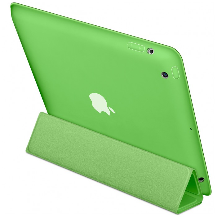 картинка Чехол Apple Smart Case Polyurethane Green for New iPad/ iPad2 (MD457ZM/ A) от магазина КомпьютерЦентр