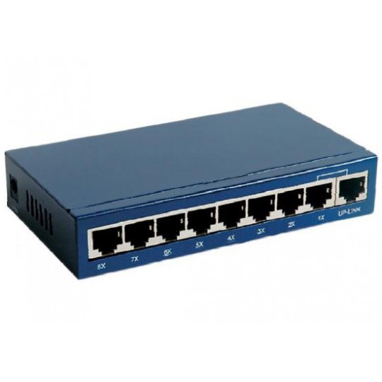 картинка Свитч Gembird 8-port NS-8PM Metall (NS-8PM) от магазина КомпьютерЦентр