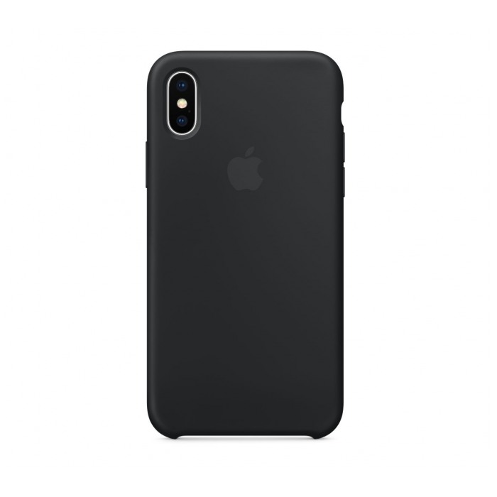картинка Чехол Apple Silicone Case for iPhone Xs Black от магазина КомпьютерЦентр