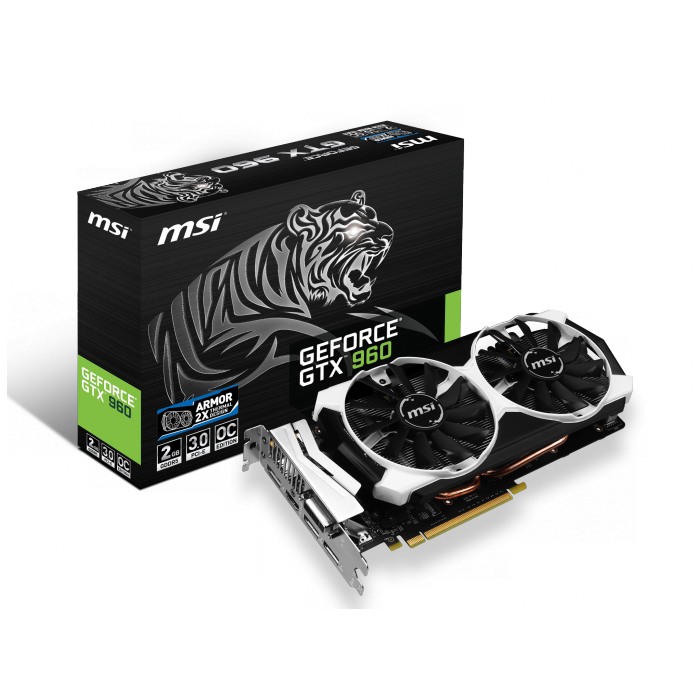картинка Видеокарта MSI 2Gb DDR5 GeForce GTX960 OC (GTX 960 2GD2T OC) от магазина КомпьютерЦентр