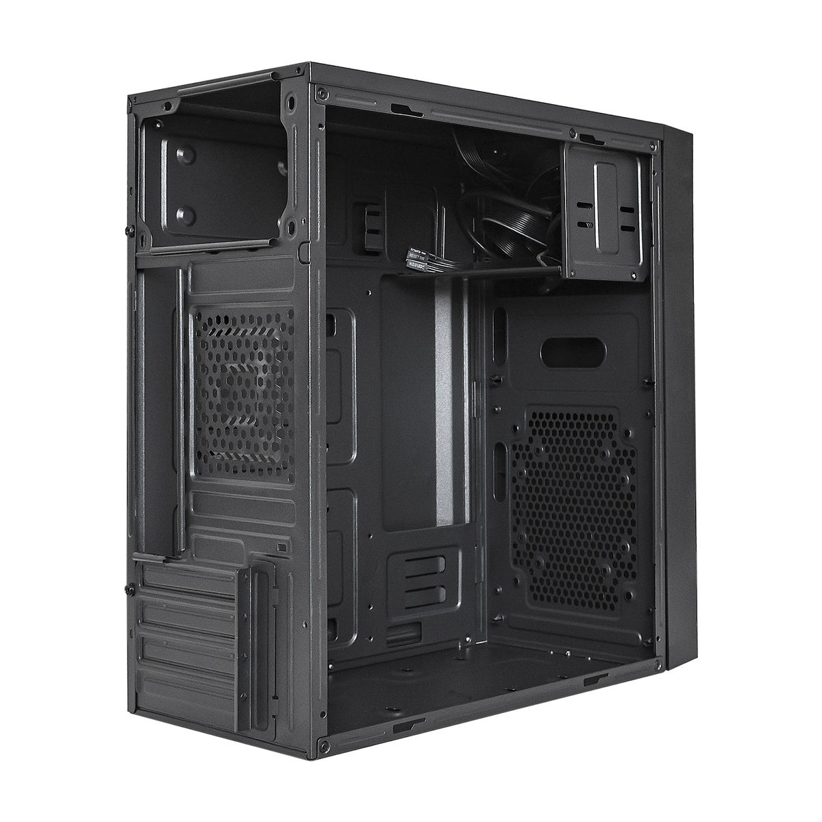 картинка Корпус Minitower ExeGate EX292351RUS BAA-113U mATX, без БП, черный от магазина КомпьютерЦентр