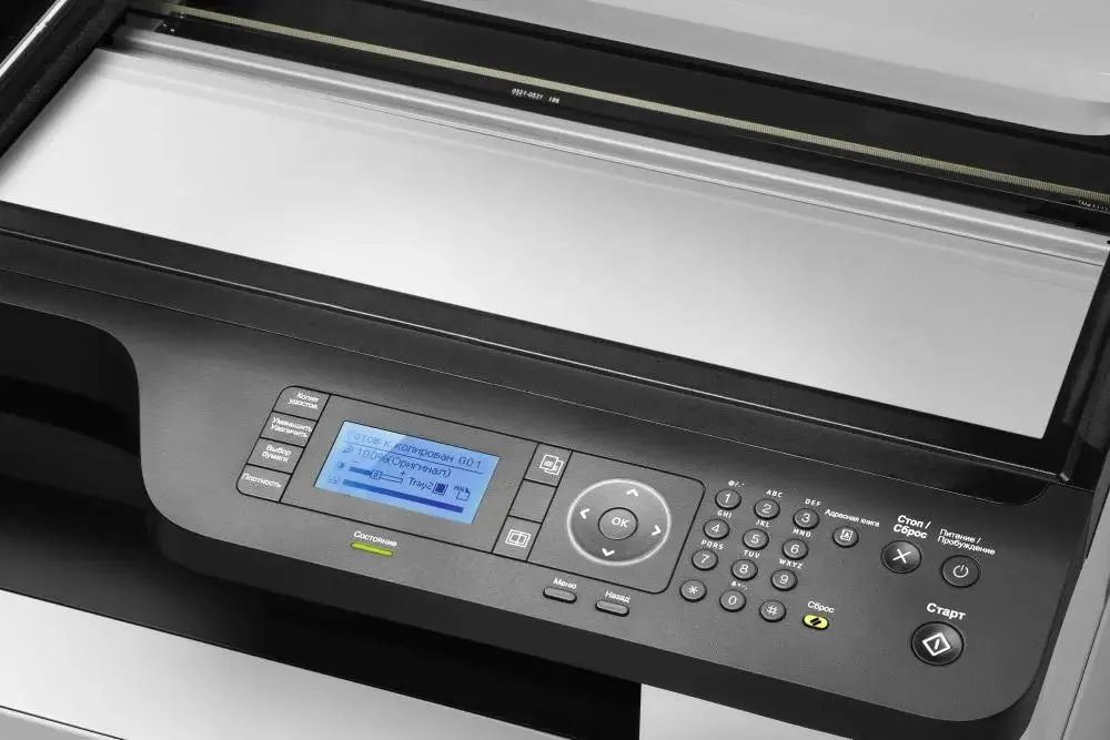 картинка МФУ лазерное HP LaserJet MFP M442dn (8AF71A#B19) p/ c/ s, A3, 1200dpi, 24ppm, 512Mb, 2trays 100+250, Scan to email/ SMB/ FTP, PIN printing, USB/ Eth, Duplex от магазина КомпьютерЦентр