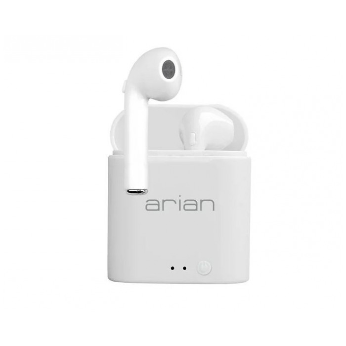 картинка Bluetooth-гарнитура Arian BT-02 TWS White (BT-02) от магазина КомпьютерЦентр