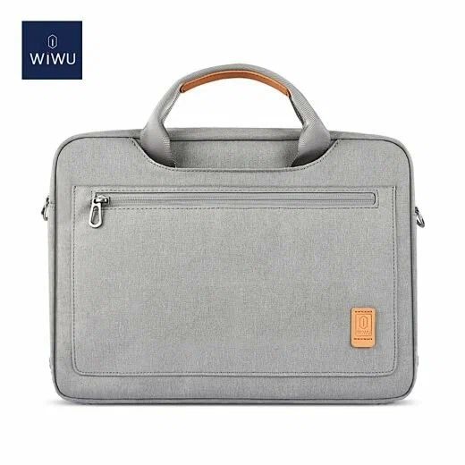 картинка Сумка для ноутбука WIWU Pioneer Handbag Pro 14'' Gray от магазина КомпьютерЦентр