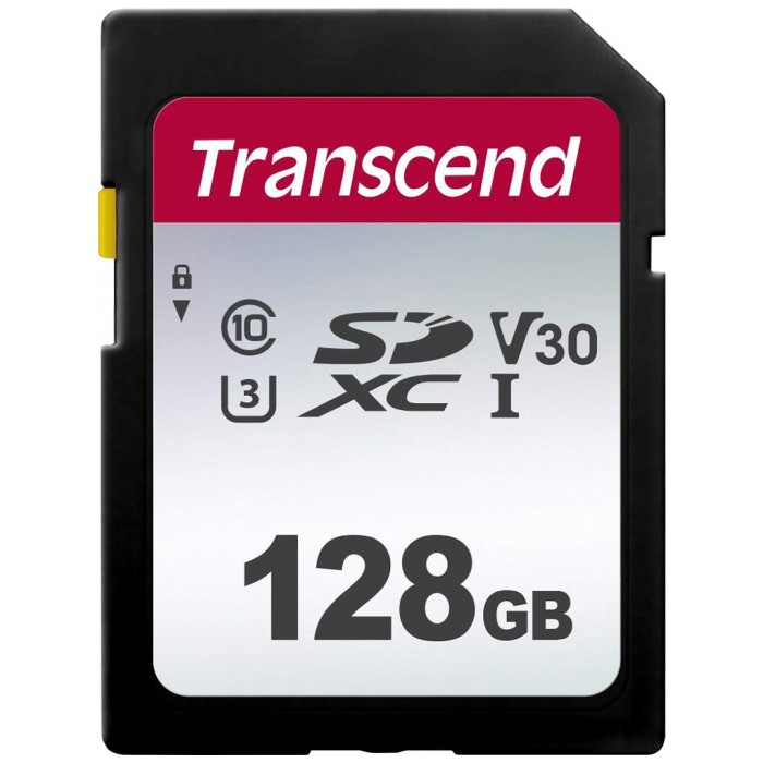 картинка Карта памяти Transcend 128Gb SDXC Class 10 V30 UHS-I SD 300S (TS128GSDC300S) от магазина КомпьютерЦентр