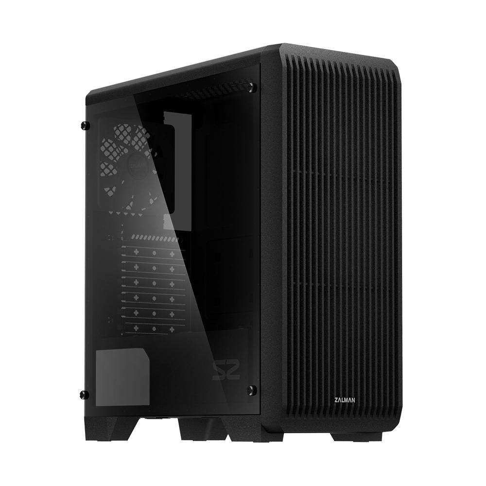 картинка Корпус Zalman S2 TG (без БП) Black от магазина КомпьютерЦентр