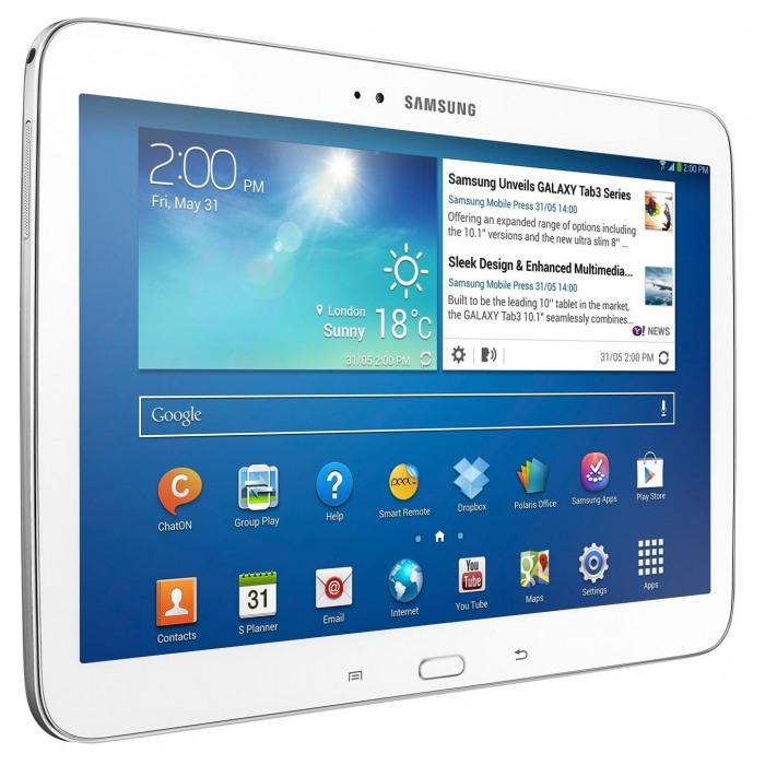 картинка Планшетный ПК Samsung Galaxy Tab 3 P5200 10.1'' 16Gb 3G White (GT-P5200ZWASEK) от магазина КомпьютерЦентр
