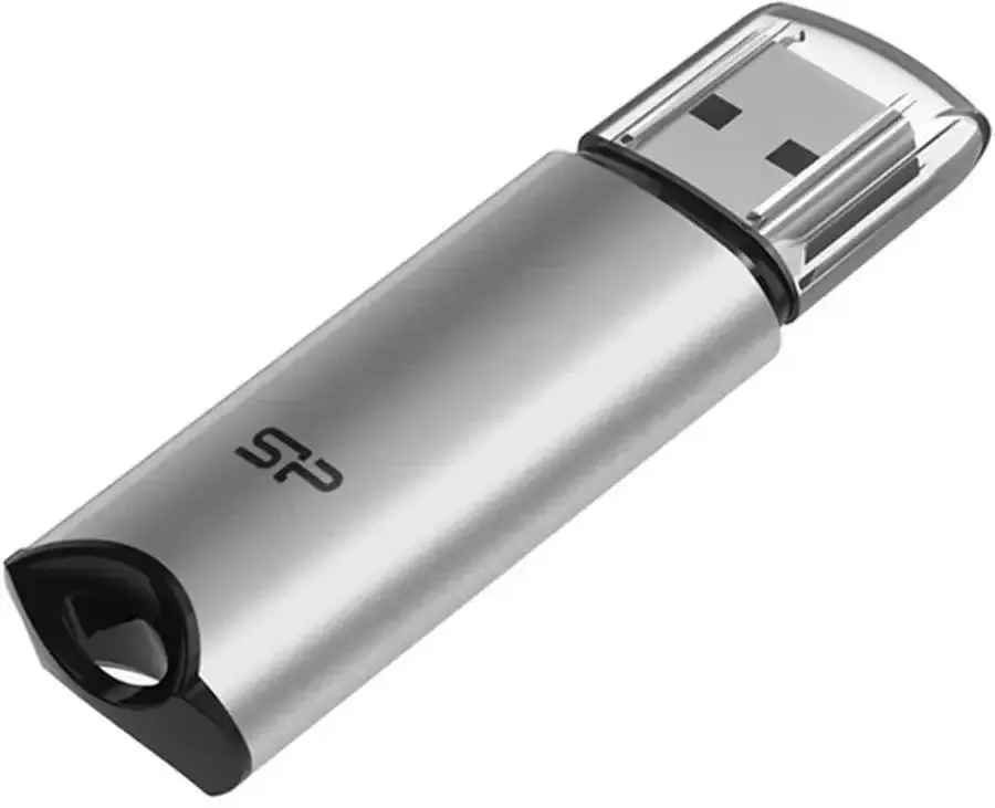 картинка USB3.2 накопитель 256Gb SiliconPower Marvel M02 Silver (SP256GBUF3M02V1S) от магазина КомпьютерЦентр