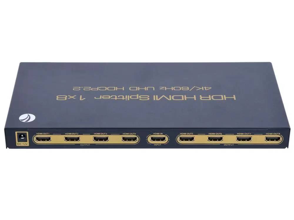 картинка Разветвитель HDMI Spliitter 1=>8 2.0v, VCOM (DD428) от магазина КомпьютерЦентр