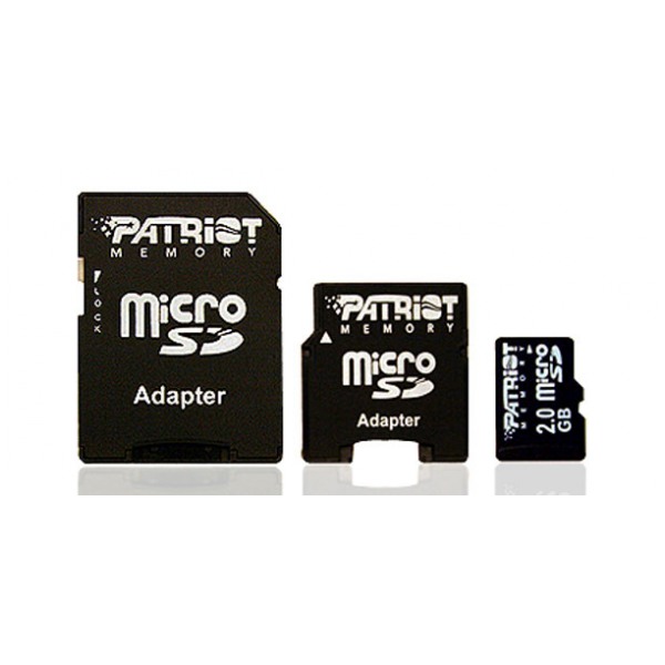 картинка Карта памяти Patriot microSD 2Gb (PSF2GMCSD3P) от магазина КомпьютерЦентр