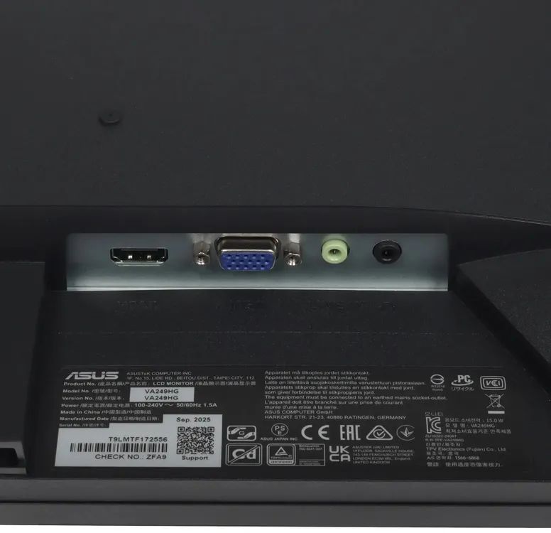 картинка Монитор 23.8'' Asus VA249HG Eye Care 120Hz, IPS, 1920x1080, 1ms, 300cdm, HDMI, Tilt от магазина КомпьютерЦентр
