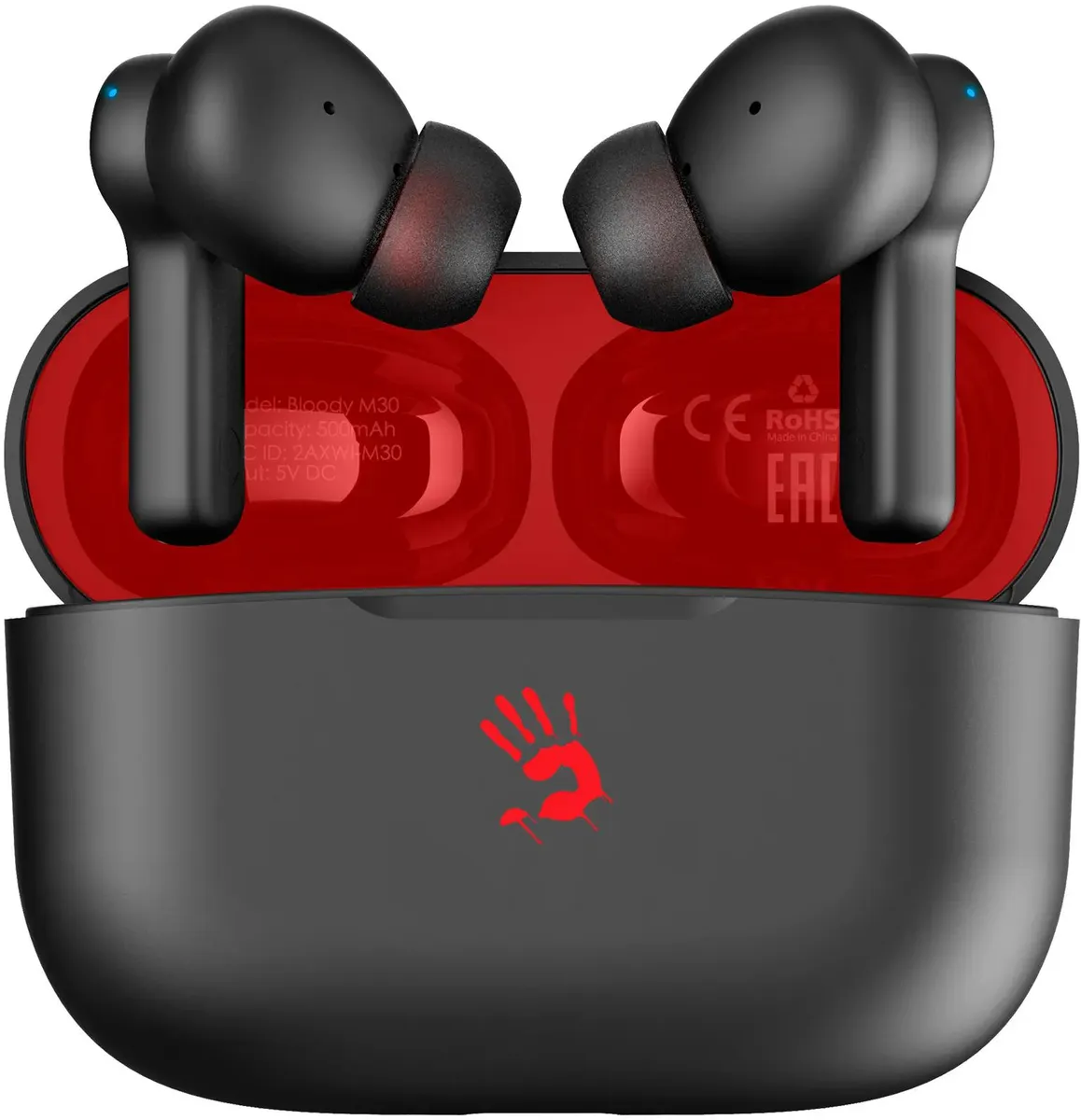 картинка Bluethooth гарнитура A4-Tech Bloody M30, Black / Red от магазина КомпьютерЦентр