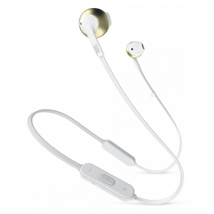 картинка Bluetooth-гарнитура JBL T205BT White/ Gold (JBLT205BTCGD) от магазина КомпьютерЦентр