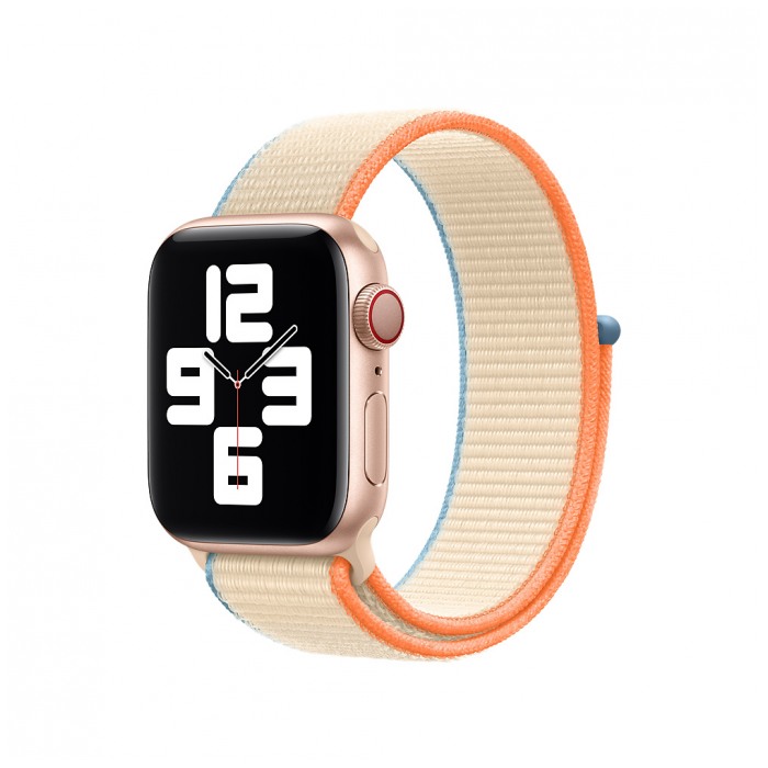 картинка  Apple Watch Sport Loop Nylon 44mm Cream Sport  (MYA52) от магазина КомпьютерЦентр