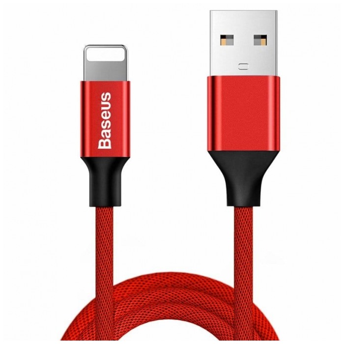 картинка Дата-кабель Baseus Data Cable Lightning Baseus Yiven 180cm Red (CALYW-A09) от магазина КомпьютерЦентр