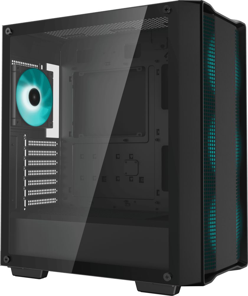 картинка Корпус Deepcool CC560 ARGb V2 без БП, боковое окно (закал стекло), черный, ATX от магазина КомпьютерЦентр